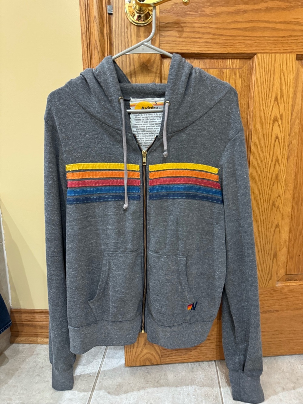 Aviator Nation Gray hoodie and joggers. - Picture 6 of 8